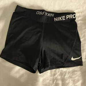 Nike Pro Women's Athletic Black Shorts